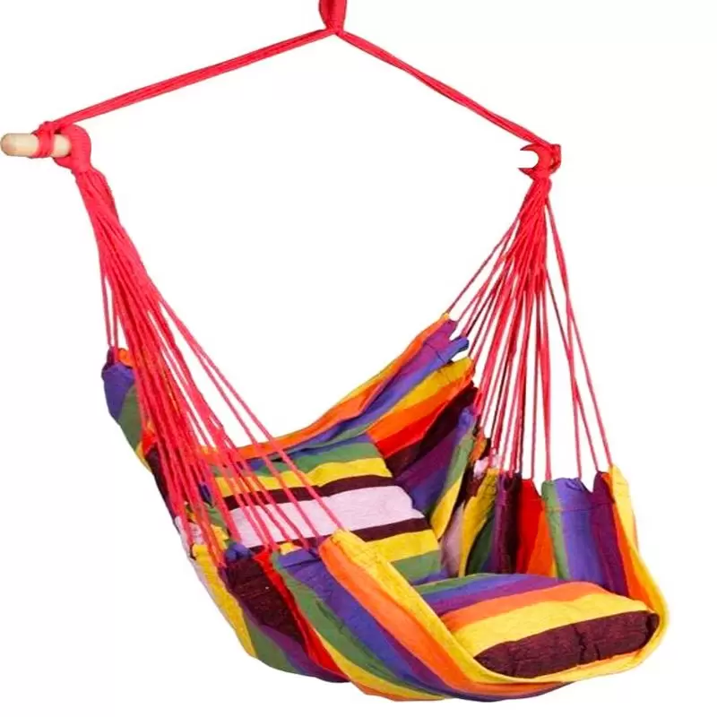 Hamak krzesło brazylijskie z poduszkami Kolorowe