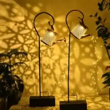 Lampa ogrodowa solarna gruntowa Konewka + Druciki