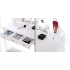 Toaletka kosmetyczna z oświetleniem + Taboret
