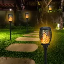 Lampa solarna Pochodnia z płomieniem LED x6