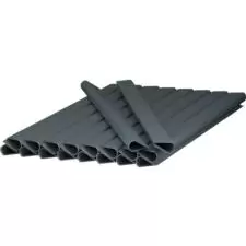 Taśma ogrodzeniowa 19cm x 35m 20 klipsów Antracyt