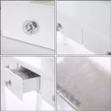 Toaletka kosmetyczna z oświetleniem + Taboret