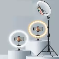 Lampa pierścieniowa do selfie WHITE + Statyw