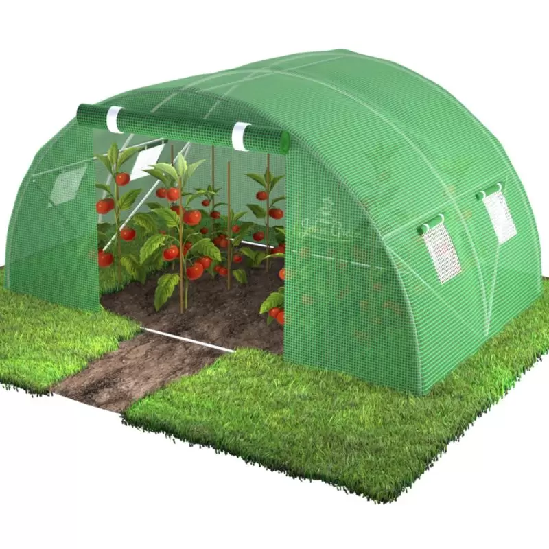 Tunel foliowy ogrodowy szklarnia folia UV 4x2,5x2m