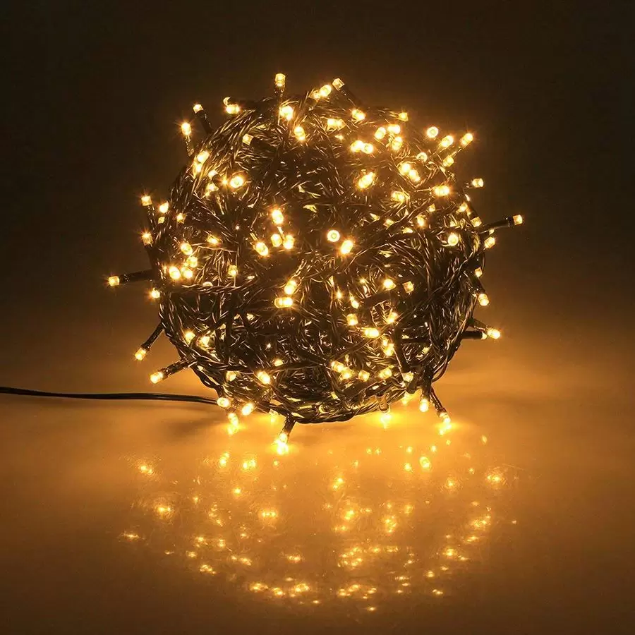 Lampki choinkowe świąteczne 500 LED Biały Ciepły