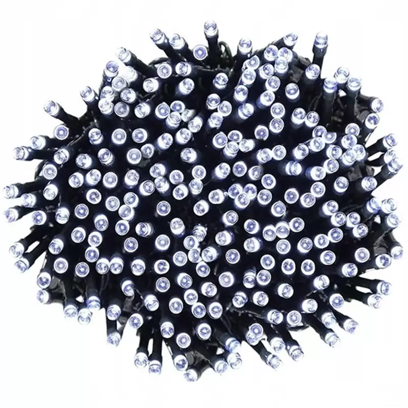 Lampki choinkowe świąteczne 300 LED Biały Zimny