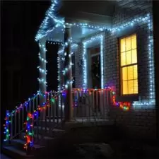 Lampki choinkowe świąteczne 500 LED Biały Zimny