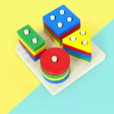 Układanka sensoryczna z figur geometrycznych