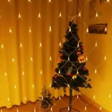 Lampki kurtyna świetlna 160LED Biał Ciepły