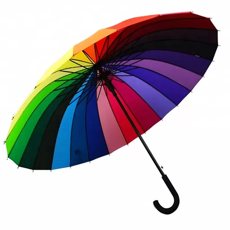 Parasolka długa rządowa parasol XXL Kolorowa