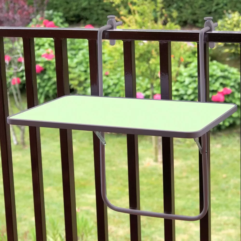 Stolik balkonowy zawieszany 60x40cm Zielony