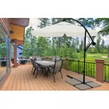 Parasol ogrodowy na wysięgniku 350cm + Pokrowiec