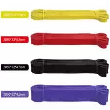 Zestaw 4 gum oporowych do ćwiczeń gumy Powerband