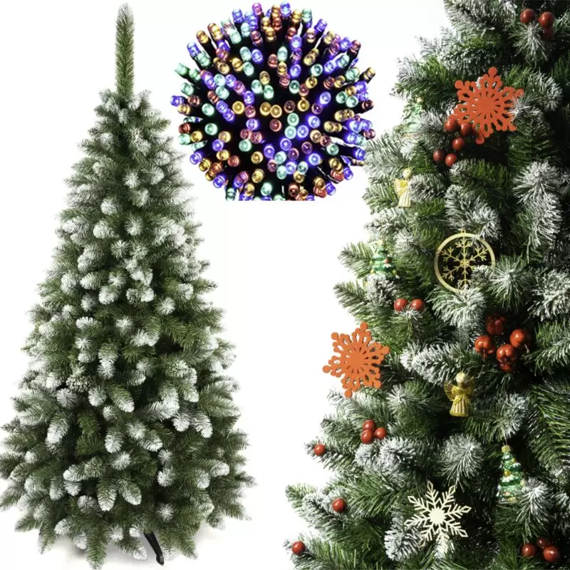 Choinka sztuczna sosna diamentowa 220cm + Gratisy