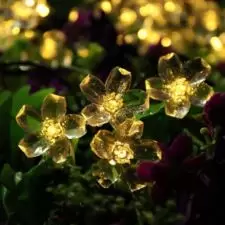 Girlanda solarna ogrodowa, Kwiatki 20 LED