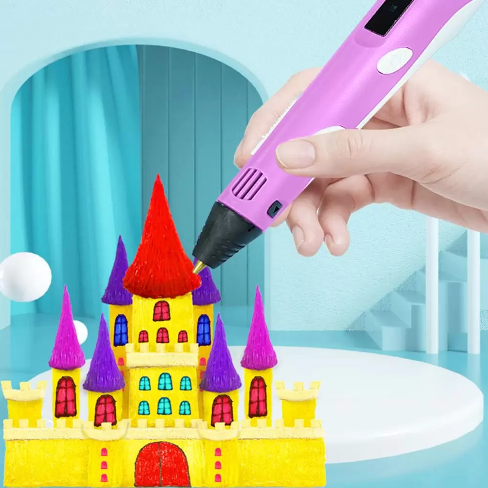 Długopis 3D Pen dla dzieci drukarka + Wkłady 210m