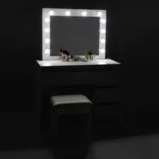 Toaletka kosmetyczna z oświetleniem 12x Żarówki