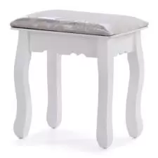 Toaletka kosmetyczna z ruchomym lustrem + Taboret