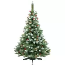 Choinka Sosna diamentowa + Szyszki Jarzębina 220cm