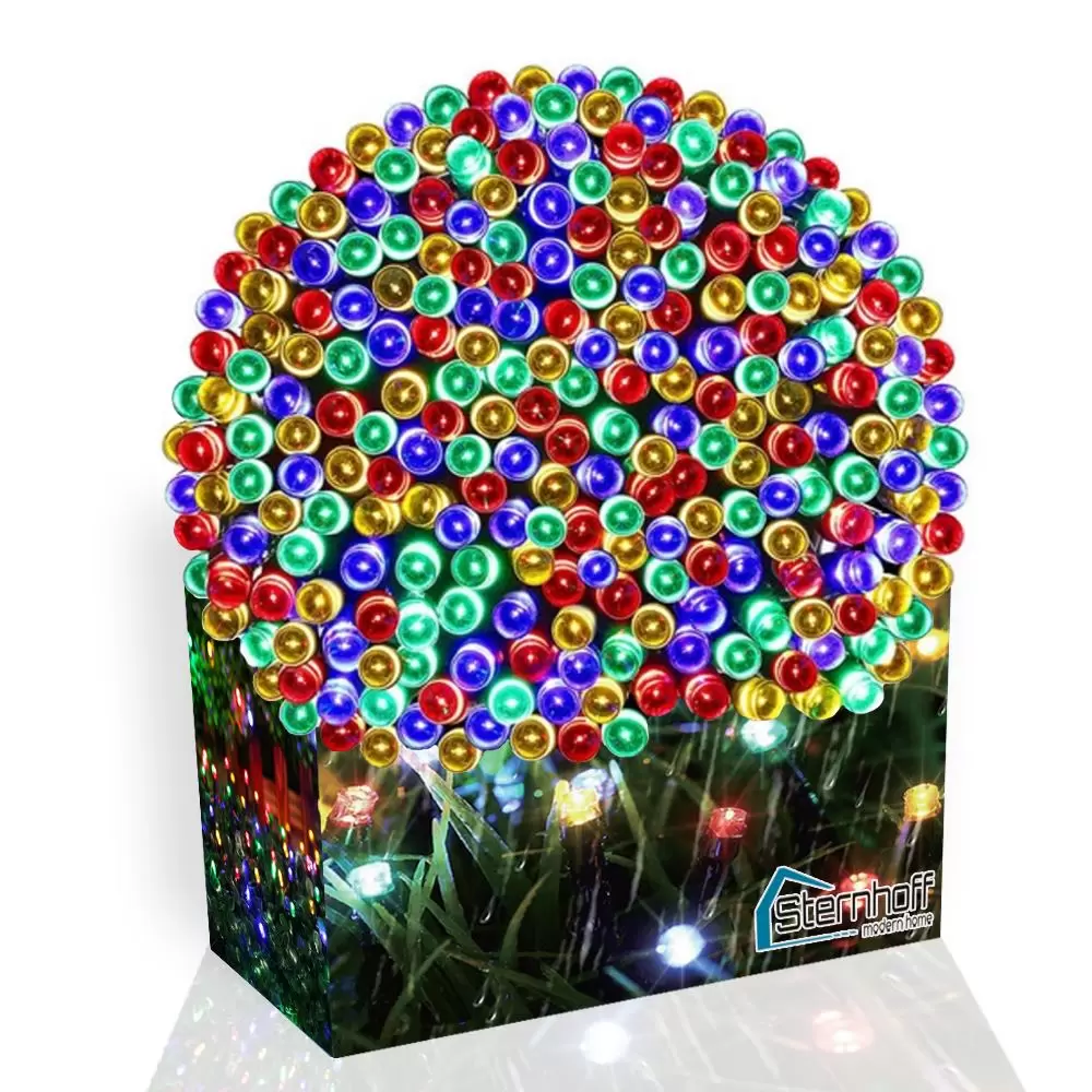 Lampki choinkowe świąteczne 200 LED Wielokolorowe