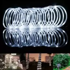 Wąż świetlny zewnętrzny solarny 20m + Czujnik