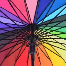 Parasolka długa rządowa parasol XXL Kolorowa