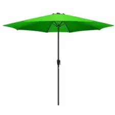 Parasol ogrodowy z korbą 3m Zielony