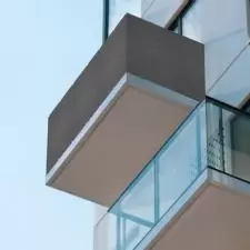 Osłona balkonowa 7x1m na taras, balkon 97%