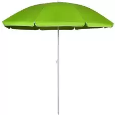 Parasol plażowy łamany 180cm Zielony + Świder