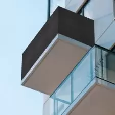 Osłona balkonowa 4x1m na taras, balkon 97%