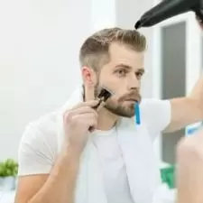 Trymer do włosów i brody VINTAGE z ekranem LCD
