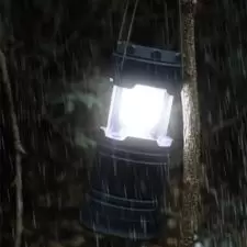 Lampa solarna latarka na biwak Płomień 3w1
