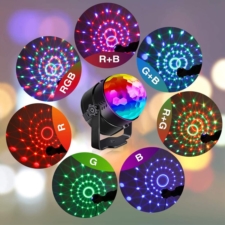 Projektor rzutnik dyskotekowy kula RGB + Pilot