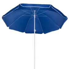 Parasol plażowy łamany wbijany 180cm Niebieski
