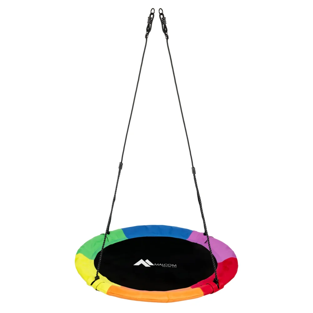 Huśtawka bocianie gniazdo 100cm Kolorowa