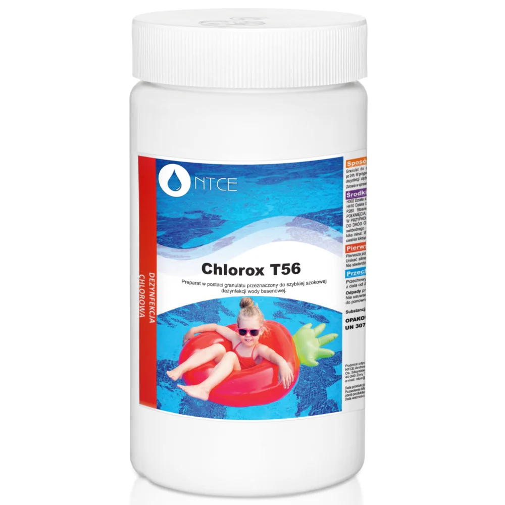 Zestaw do chemii do basenu, chlor, algi, pH, flock