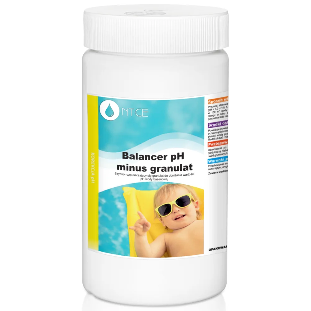 Zestaw do chemii do basenu, chlor, algi, pH, flock