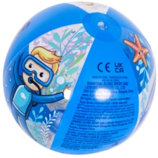Piłka plażowa dmuchana Płetwonurek 40cm.