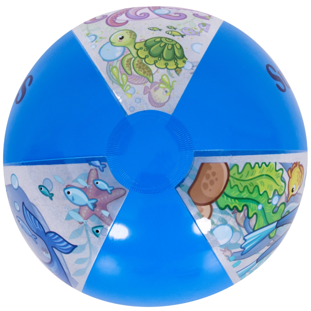 Piłka plażowa dmuchana Płetwonurek 40cm.