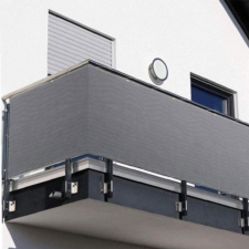 Osłona balkonowa 7x1m na taras, balkon 97%