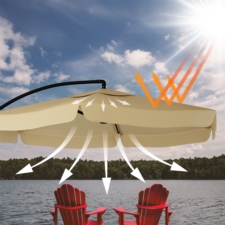 Parasol ogrodowy na wysięgniku 350cm + Pokrowiec