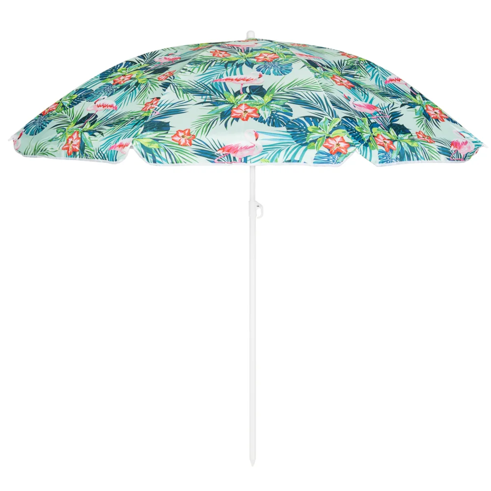 Parasol plażowy składany łamany wbijany 180cm