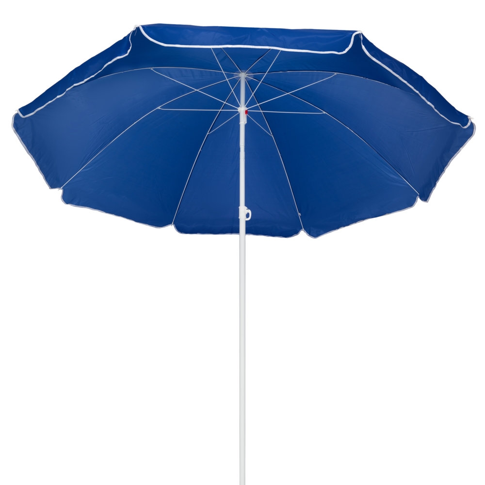 Parasol plażowy łamany wbijany 220cm Niebieski