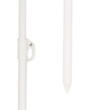 Parasol plażowy łamany wbijany 220cm Niebieski
