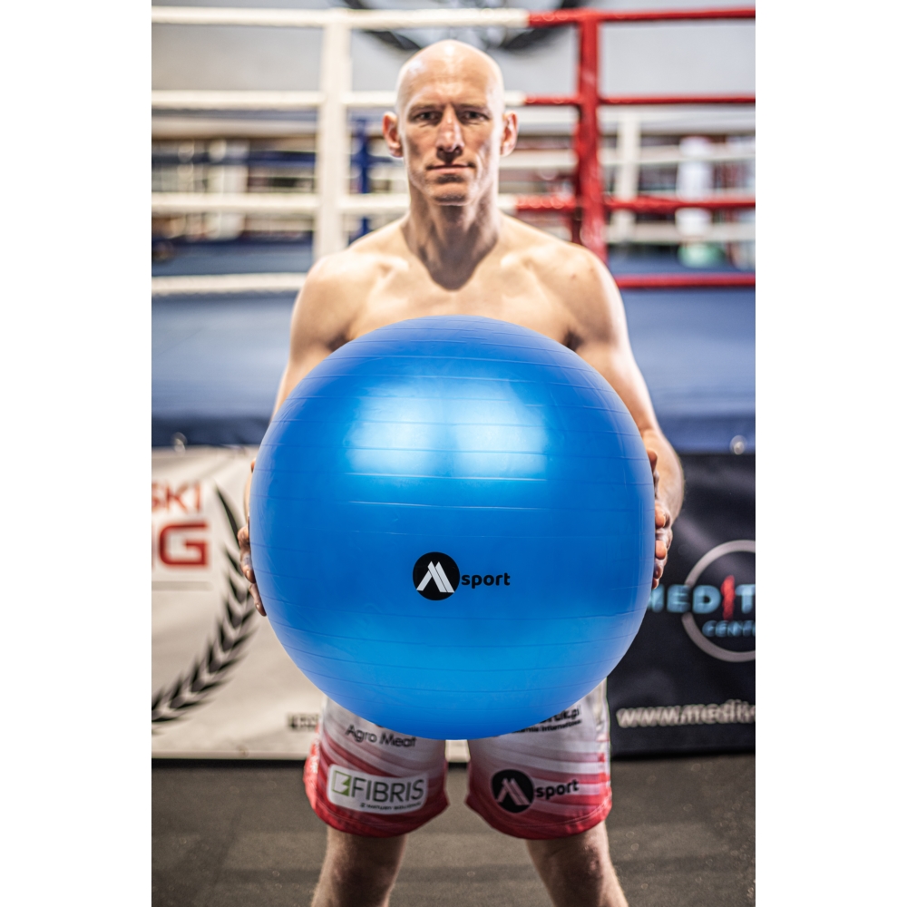 Piłka gimnastyczna rehabilitacyjna do fitness 65cm
