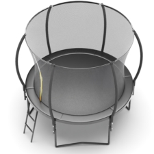 Trampolina ogrodowa BLACK + Drabinka 244cm 8ft