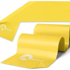 Guma do rehabilitacji taśma oporowa 0,15mm 1-2kg Żółta