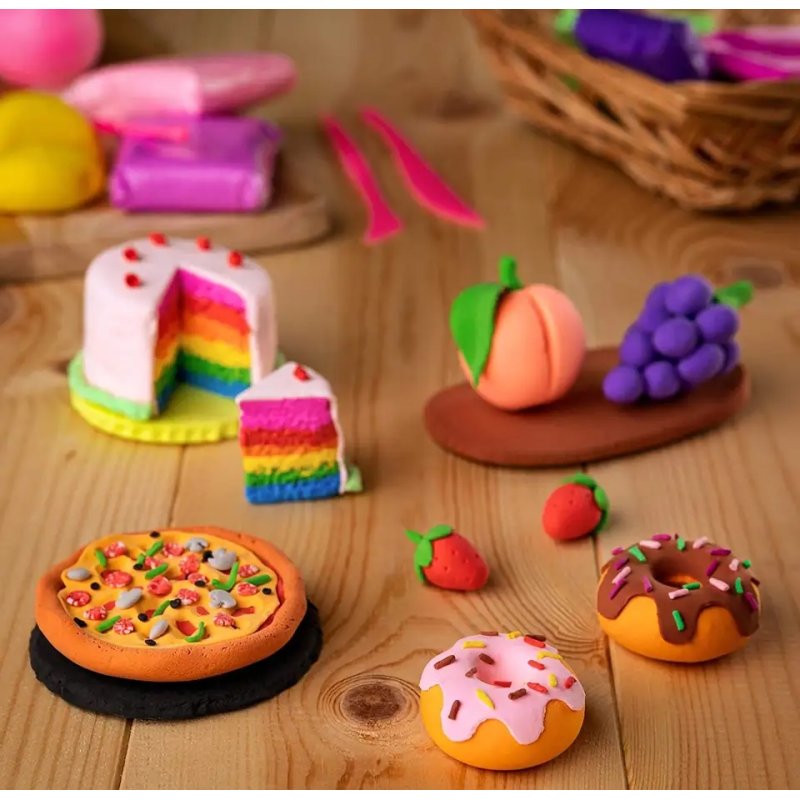 Piankolina magiczna plastelina 12szt. + Akcesoria