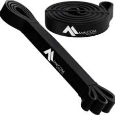 Guma oporowa do ćwiczeń gumy Powerband Czarna 11-17kg