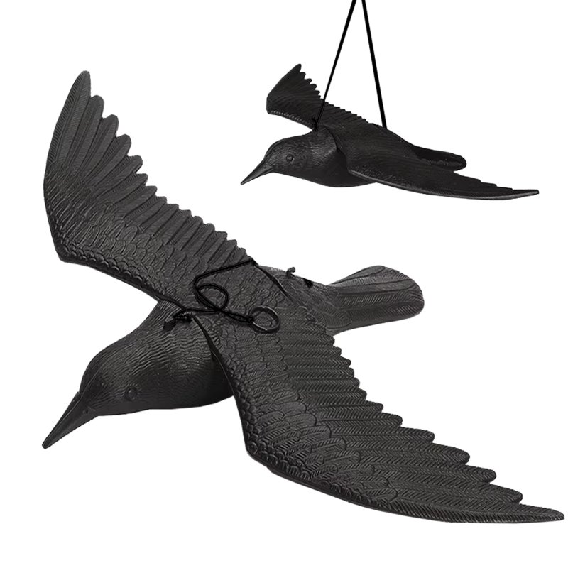 Kruk odstraszacz ptaków wiszący